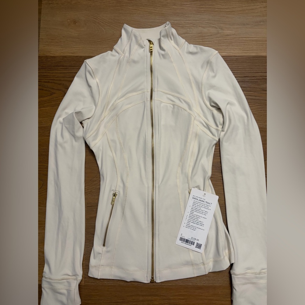 Lululemon Ivory Define Jacket Size 2